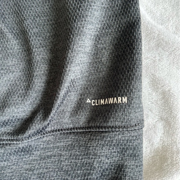 Adidas Team Issue Badge of Sport Grid Hoodie Dark Grey Heather, Medium - Picture 5 of 9